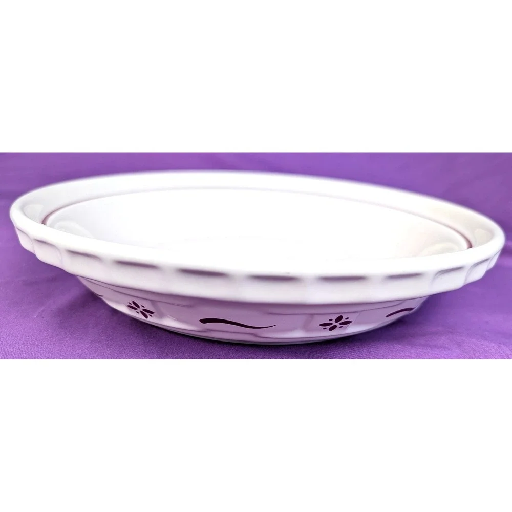 LONGABERGER Pottery USA Woven Traditions Red 10